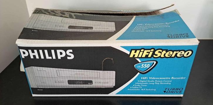 2x PHILIPS vr550 HiFi Stereo videorecorder, Audio, Tv en Foto, Videospelers, Niet werkend, VHS-speler of -recorder, Ophalen of Verzenden