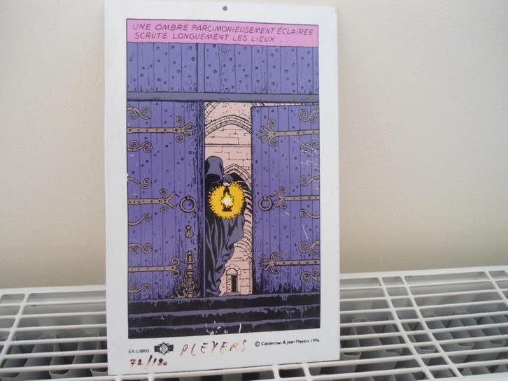 Plaque EX Libris Numéroté et signé  de 1996 Excellent état., Verzamelen, Complete verzamelingen en Collecties, Ophalen of Verzenden