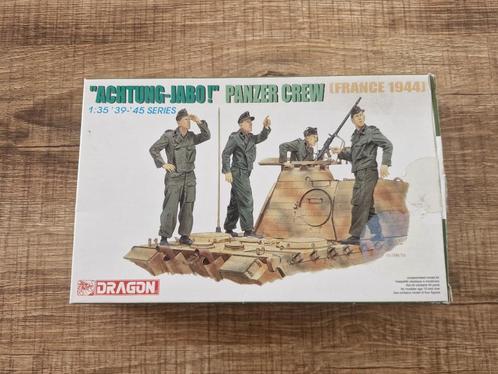 Dragon Achtung Jabo! Panzer Crew France 1944 1/35, Hobby en Vrije tijd, Modelbouw | Figuren en Diorama's, Zo goed als nieuw, Figuur of Figuren