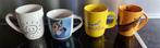 Lot 4 mugs chat Nesquik Cecemel bol tasse, Comme neuf, Tasse(s) et/ou soucoupe(s), Enlèvement ou Envoi