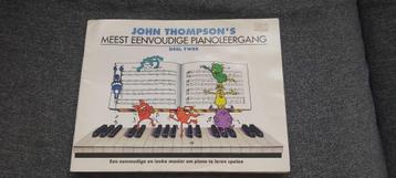 PIANO STUDIEBOEK JOHN THOMPSON'S DEEL 2