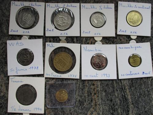 18 munten Afrika, Timbres & Monnaies, Monnaies | Afrique, Série, Enlèvement ou Envoi