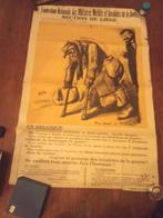 Affiche ancienne ( militaire ), Collections, Enlèvement ou Envoi, Utilisé, Rectangulaire vertical, Autres sujets/thèmes