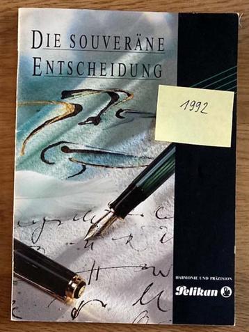 Pelikan katalogus Hochwertige Schreibgeräte - 1992 beschikbaar voor biedingen