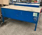 werkbank blauw met perslucht haspel en hydroliek slang, Doe-het-zelf en Bouw, Werkbanken, Ophalen, Gebruikt