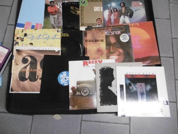 lot 500 vinylplaten 33 toeren (zie foto's voor titels)  beschikbaar voor biedingen