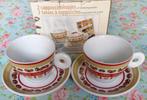 Twee cappuccinokopjes uit kwaliteitsporselein, Ophalen, Nieuw, Porselein, Kop(pen) en/of Schotel(s)