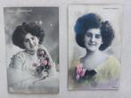 2 fotopostkaarten Gudrun Hildebrandt (Duitse actrice), Verzamelen, Verzenden