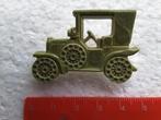 broche - breloque 31 x 46 mm motif vieille voiture vert kaki, Enlèvement ou Envoi, Neuf