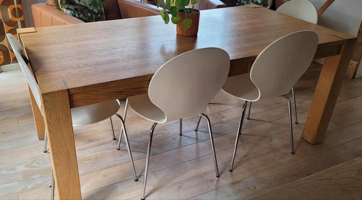 Stijlvolle Eettafel De Blikvanger van Jouw Eetkamer, Huis en Inrichting, Complete eetkamers, Verzenden