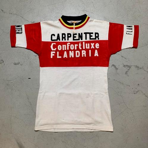Flandria-Carpenter-Confortluxe 1974 koerstrui wielertrui, Fietsen en Brommers, Fietsaccessoires | Fietskleding, Ophalen of Verzenden
