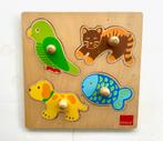 puzzle "animaux" en bois, Ophalen of Verzenden, Minder dan 10 stukjes, Gebruikt, Van hout