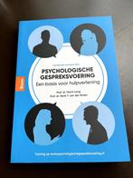 Psychologische gespreksvoering: Een basis voor hulpverlening, Boeken, Psychologie, Nieuw, Ophalen of Verzenden