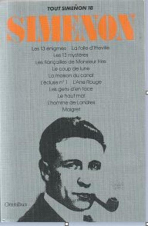 Tout Simenon * Collection Omnibus * Volume 18, Boeken, Detectives, Zo goed als nieuw, Ophalen of Verzenden