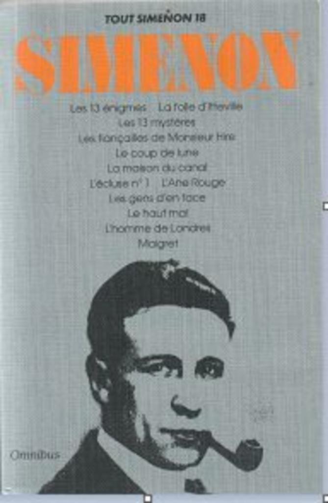 Tout Simenon * Collection Omnibus * Volume 18, Boeken, Detectives, Zo goed als nieuw, Ophalen of Verzenden