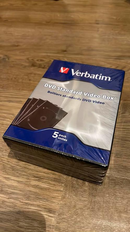Verbatim DVD Standard Video Box - 5 stuks, CD & DVD, DVD | Autres DVD, Neuf, dans son emballage, Enlèvement ou Envoi