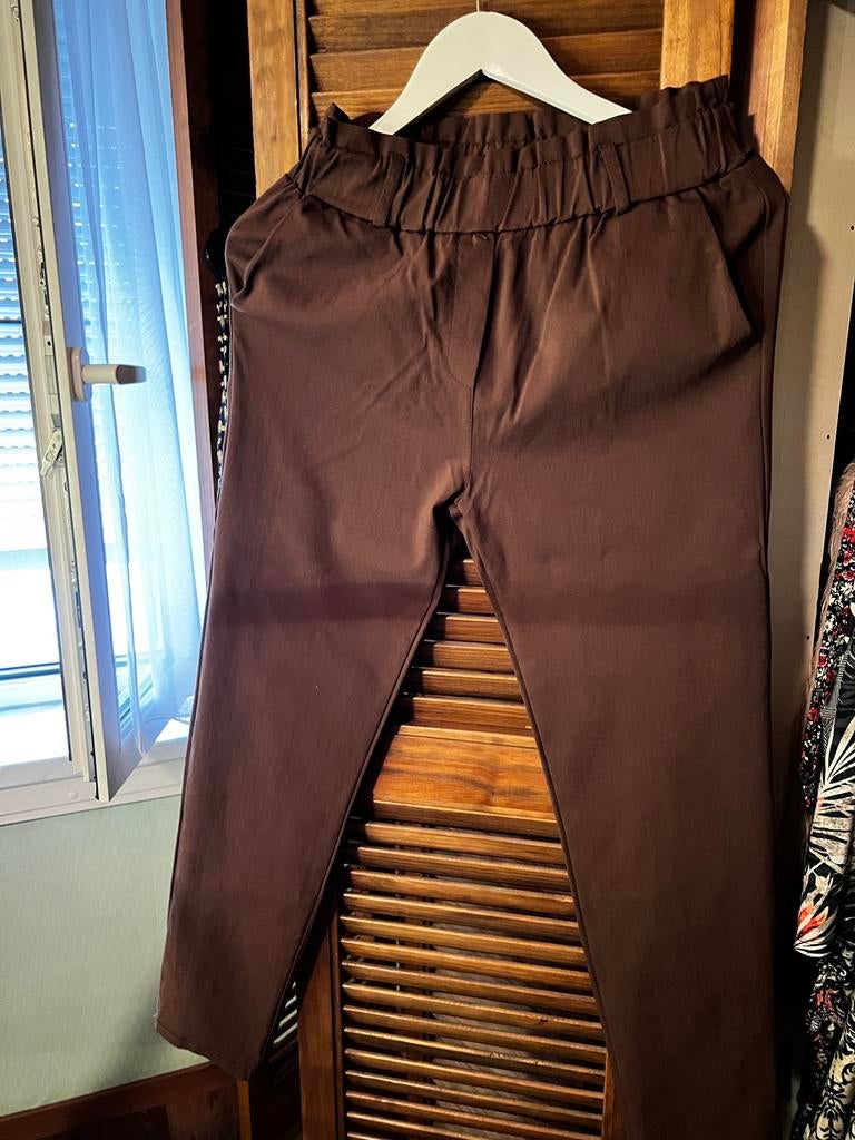 Lange zomer damesbroeken, Kleding | Dames, Broeken en Pantalons, Nieuw, Maat 42/44 (L), Bruin, Ophalen