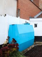 Gekeurde, halfvolle mazouttank 1500L, Doe-het-zelf en Bouw, Ophalen, Gebruikt