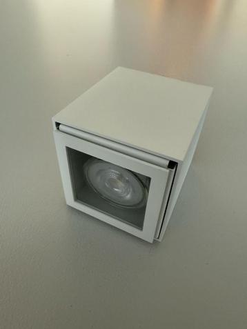 Wit spotje van Delta Light, Enlèvement, Utilisé, Métal ou Aluminium, Spot encastrable ou Spot mural