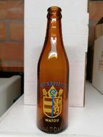 Oude gezeefdrukte bierfles Het Kapittel-Watou., Ophalen of Verzenden, Zo goed als nieuw