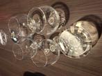 6 kristallen likeur/cognac glazen, Ophalen of Verzenden