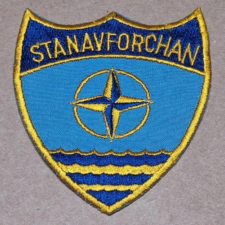 STANAVFORCHAN (Standing Naval Force Atlantic), Verzamelen, Militaria | Algemeen, Marine, Embleem of Badge, Ophalen of Verzenden