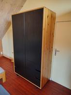 Kleerkast hout, Huis en Inrichting, Kasten | Kleerkasten, Ophalen, 100 tot 150 cm, 200 cm of meer, Zo goed als nieuw