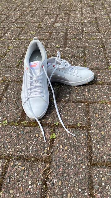Witte puma sneakers beschikbaar voor biedingen