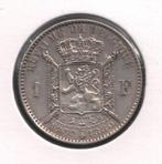 11153 * LEOPOLD II * 1 frank 1830-80 * Z.Fr/Pr, Postzegels en Munten, Zilver, Verzenden