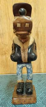 Beeld Goofy in hout, Ophalen of Verzenden, Zo goed als nieuw