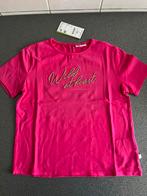 Fuchsia t-shirt ‘wild at heart’ JBC - maat 140, Nieuw, Meisje, Ophalen of Verzenden, Shirt of Longsleeve