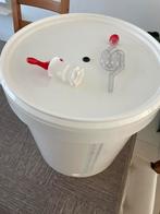 Bier brouwen: brouwemmer 30l met waterslot en aftapkraan, Hobby en Vrije tijd, Overige Hobby en Vrije tijd, Ophalen of Verzenden