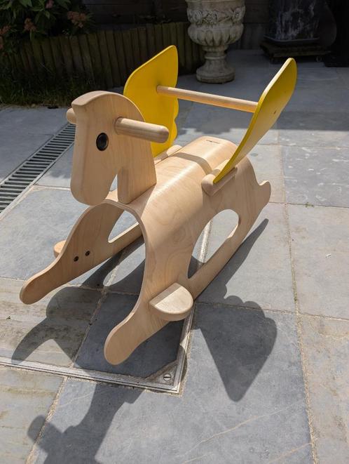 Plantoys schommelpaard, Kinderen en Baby's, Speelgoed | Houten speelgoed, Zo goed als nieuw, Rij- of Hobbelspeelgoed, Ophalen