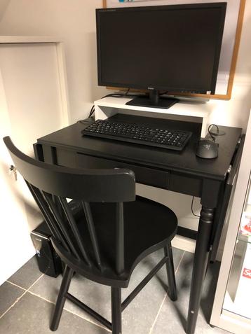 Ikea Ingatorp klaptafel + stoel, Enlèvement, Comme neuf