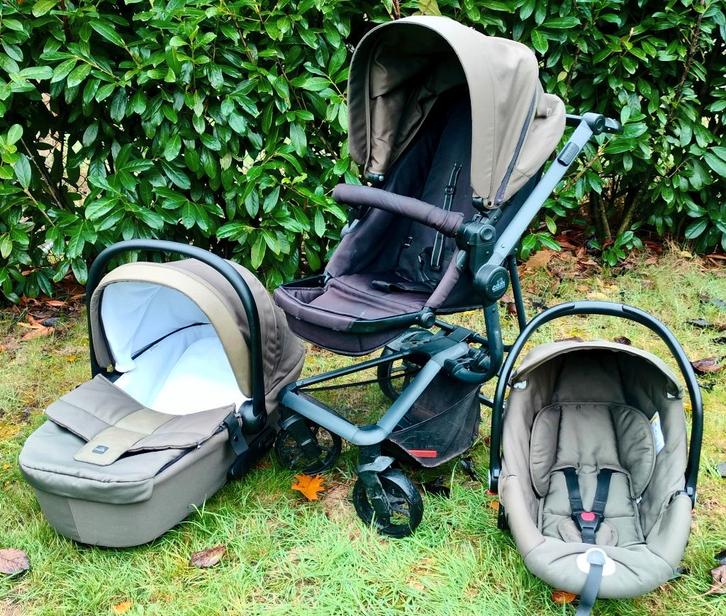 3-in-1 buggy, Kinderen en Baby's, Kinderwagens en Combinaties, Zo goed als nieuw, Combiwagen, Overige merken, Luchtbanden, Met autostoeltje