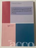 Grammaire & exercices pour le français des affaires - UA, Ophalen of Verzenden, Gelezen, Hoger Onderwijs, Acco