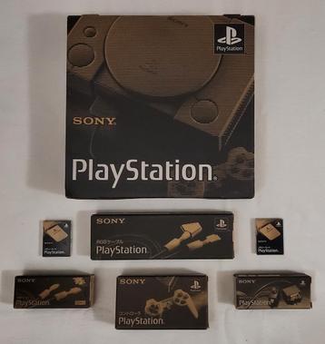 PLAYSTATION 1 SCPH-1000 JAPAN 1994 + 6 ACCESSOIRES *NIEUW* beschikbaar voor biedingen