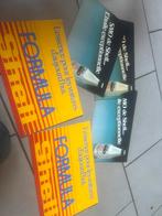 5 reclames shell dubbelzijdig 1986, Ophalen, Gebruikt, Reclamebord