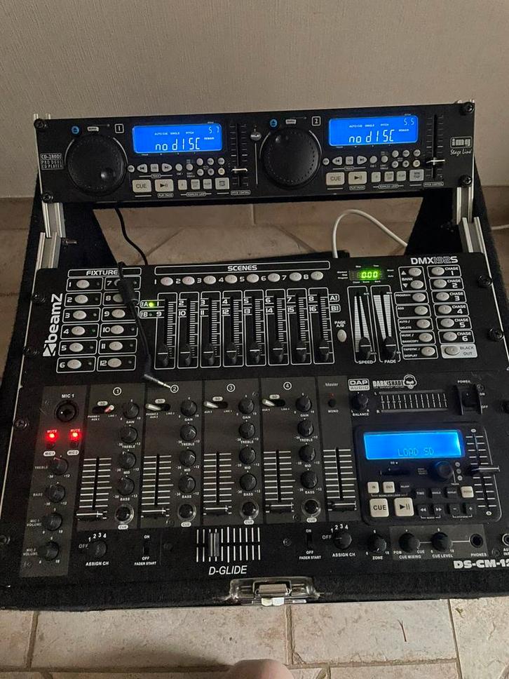 Muziekinstallatie - Discobar, Muziek en Instrumenten, Dj-sets en Draaitafels, Zo goed als nieuw, Draaitafel, Overige merken, Ophalen