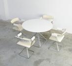 Rudi Verelst 1970 tafel met 5 stoelen, Huis en Inrichting, Tafels | Eettafels, 100 tot 150 cm, 100 tot 150 cm, Rond, Gebruikt