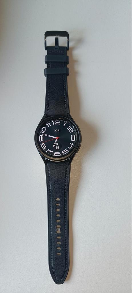 Samsung Galaxy watch 6 classic 4g en wifi, Handtassen en Accessoires, Smartwatches, Zo goed als nieuw, Android, Zwart, Afstand