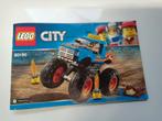 Lego City 60180 monstertruck, Ophalen of Verzenden, Zo goed als nieuw, Lego