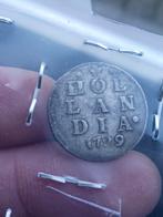 Munt Nederland zilver 2 stuiver hollandia 1729, Enlèvement ou Envoi, Argent