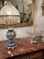 Prachtige set echt cristal met porselein, Antiek en Kunst, Ophalen