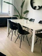 6 zwarte EAMES stoelen in vintage design, Huis en Inrichting, Stoelen, Ophalen, Overige materialen, Gebruikt, Zwart