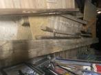 Antieke Eiken massieve balk, Doe-het-zelf en Bouw, Gebruikt, 25 tot 50 mm, Eiken, Ophalen of Verzenden