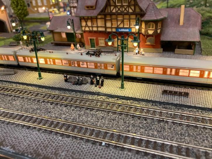 Arnold Rapido 2950 3-delig treinstel ET420 van de DB, Hobby en Vrije tijd, Modeltreinen | N-Spoor, Zo goed als nieuw, Treinset