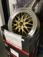 NIEUWE Velgenset JR23 18" 8,5J ET45 5x112 Gold, Auto-onderdelen, Banden en Velgen, Ophalen, Nieuw, Personenwagen, Velg(en)