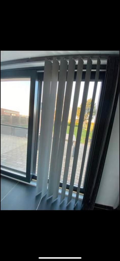 Verduisterende lamellen, anthraciet, Huis en Inrichting, Stoffering | Gordijnen en Lamellen, Nieuw, 200 cm of meer, Minder dan 50 cm