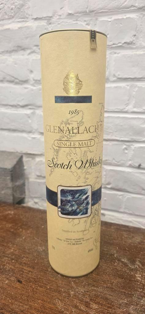 GlenAllachie Single Malt Scotch Whisky, gedistilleerd 1985, Verzamelen, Overige Verzamelen, Zo goed als nieuw, Ophalen of Verzenden